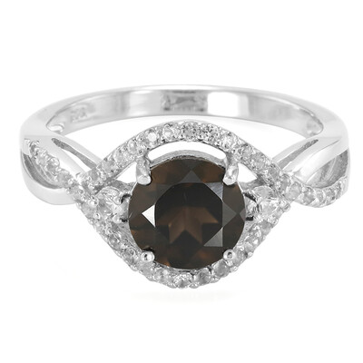 Smoky Quartz Silver Ring