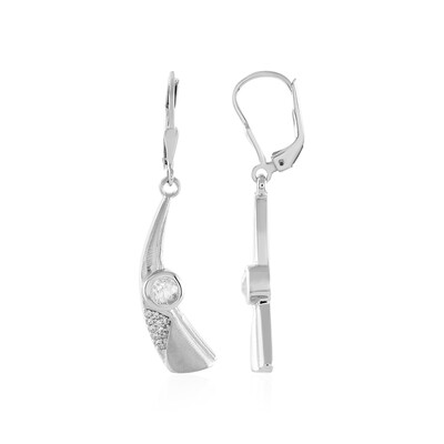 Zircon Silver Earrings (MONOSONO COLLECTION)