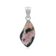 Sulavesi Rhodonite Silver Pendant (Bali Barong)