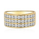 18K IF (D) Diamond Gold Ring (Annette)