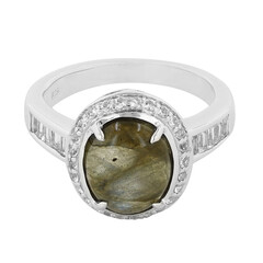 Labradorite Silver Ring