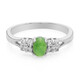 Imperial Chrysoprase Silver Ring