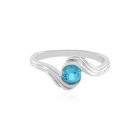 Paraiba Color Topaz Silver Ring