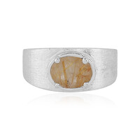 Rutile Quartz Silver Ring