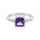 Siberian Amethyst Silver Ring