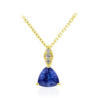 10K AAA Tanzanite Gold Necklace