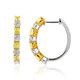 14K SI2 Yellow Diamond Gold Earrings (CIRARI)