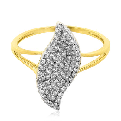 9K SI1 (G) Diamond Gold Ring (Annette)