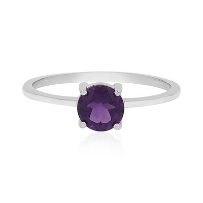 Zambian Amethyst Silver Ring