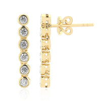 9K SI1 (G) Diamond Gold Earrings