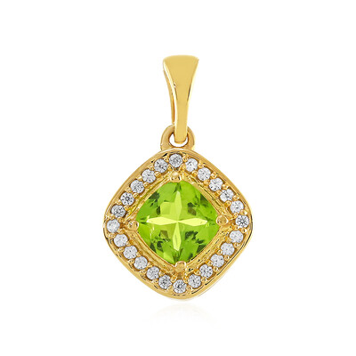 Peridot Silver Pendant