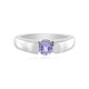 Unheated Tanzanite Silver Ring