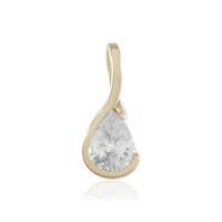 9K Zircon Gold Pendant