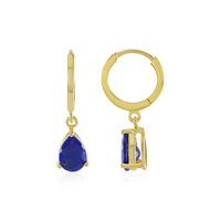 Lapis Lazuli Silver Earrings