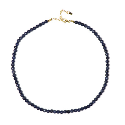 Blue Sapphire Silver Necklace