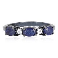 Madagascar Blue Sapphire Silver Ring