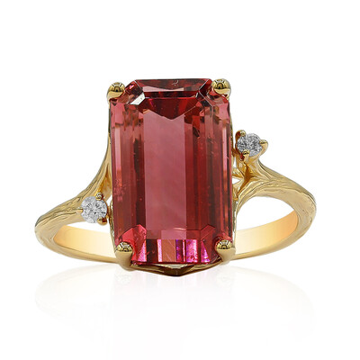 14K Congo Neon Tourmaline Gold Ring (Smithsonian)