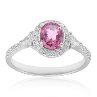 18K Padparadscha Sapphire Gold Ring (CIRARI)