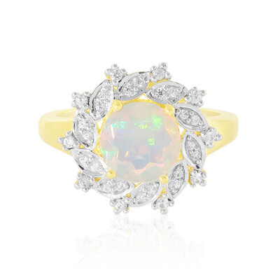 Welo Opal Silver Ring