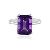 Siberian Amethyst Silver Ring