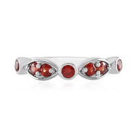 Tanzanian Ruby Silver Ring