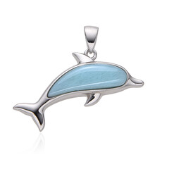 Larimar Silver Pendant