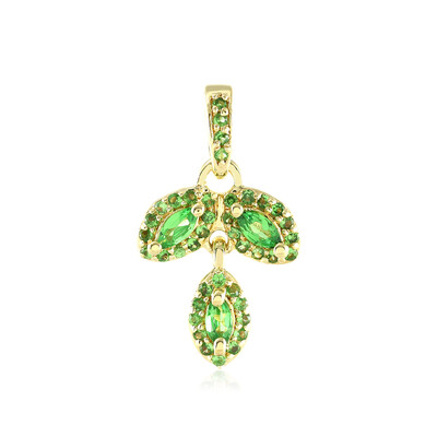 Tsavorite Silver Pendant