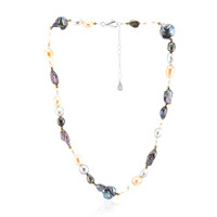 Keshi pearl Silver Necklace (TPC)