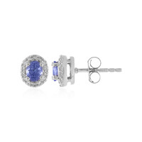 Tanzanite Silver Earrings