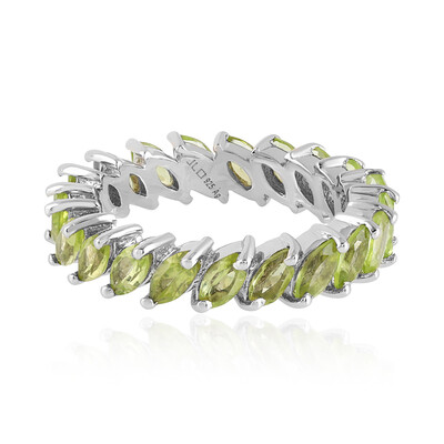 Arizona Peridot Silver Ring