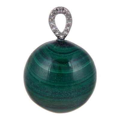 Malachite Silver Pendant