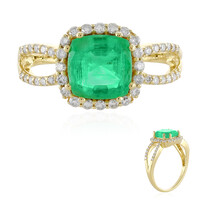 18K Ethiopian Emerald Gold Ring (AMAYANI)