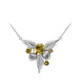 Citrine Silver Necklace (TPC)