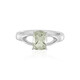 Green Amethyst Silver Ring