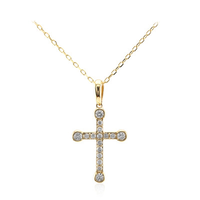 14K I1 (H) Diamond Gold Necklace (CIRARI)