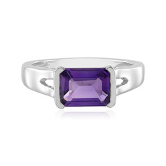 Siberian Amethyst Silver Ring