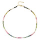 Fancy Tourmaline Silver Necklace