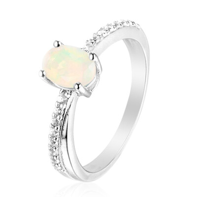 Welo Opal Silver Ring