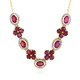 Madagascar Ruby Silver Necklace