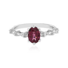 Malawi Garnet Silver Ring