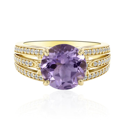 Bolivian Amethyst Silver Ring