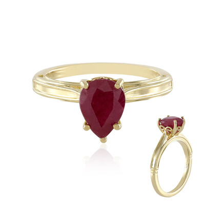 Bemainty Ruby Silver Ring