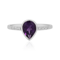 Zambian Amethyst Silver Ring