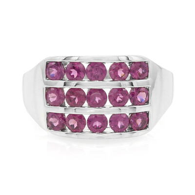 Rajasthan Rhodolite Silver Ring