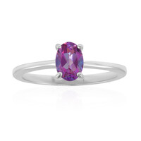 Fuchsia Mystic Topaz Silver Ring