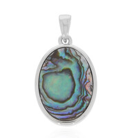 Abalone Shell Silver Pendant