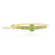 Tsavorite Silver Bangle