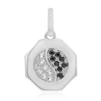 White Topaz Silver Pendant