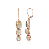 Green Maniry Labradorite Silver Earrings (KM by Juwelo)