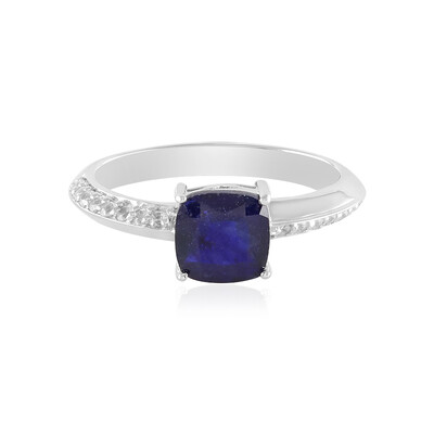 Madagascar Blue Sapphire Silver Ring